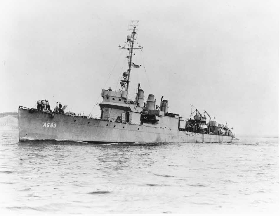 USS Kennison (AG-83), San Diego, 1945 