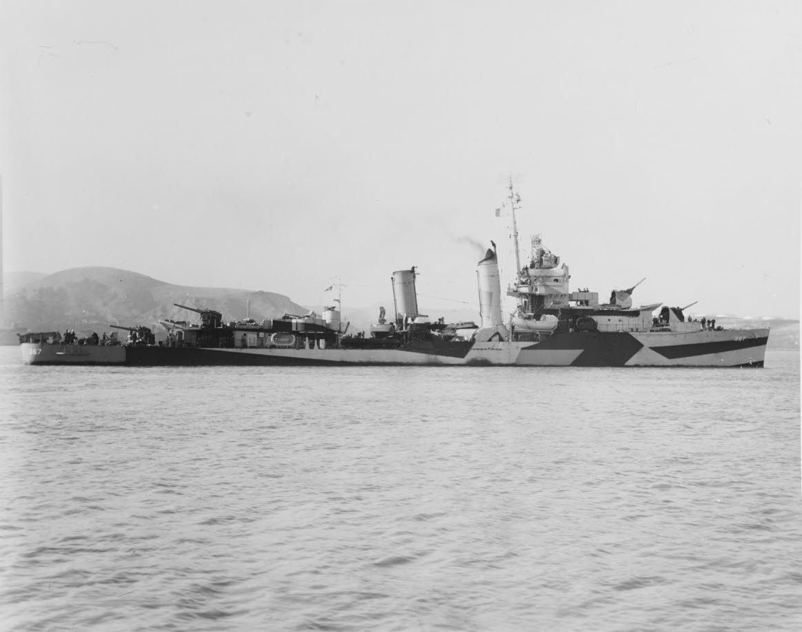 USS Lamson (DD-367) at Mare Island 