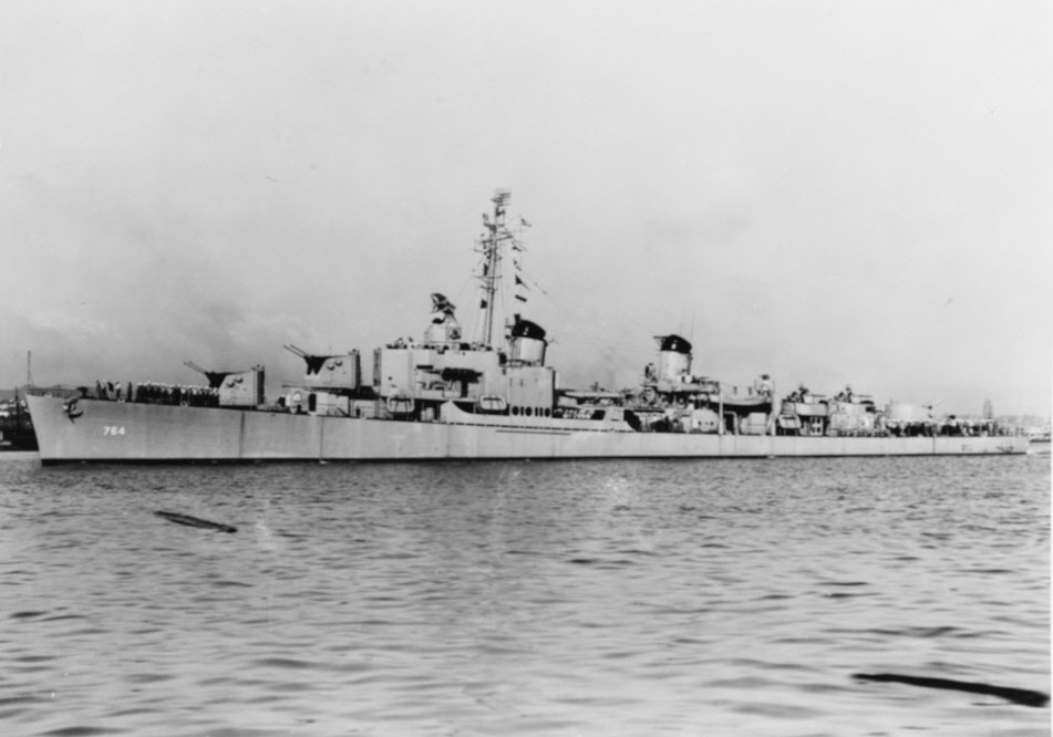 USS Lloyd Thomas (DD-764), San Francisco Bay, 1947.