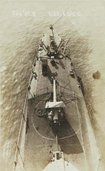 Foreward gun of USS Luce (DD-99)
