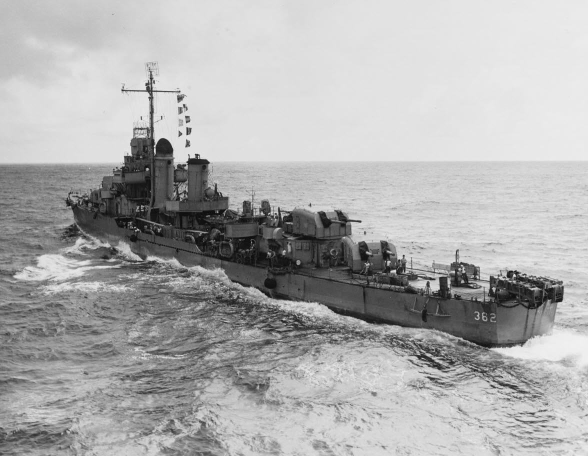 USS Moffett (DD-362) off South America 