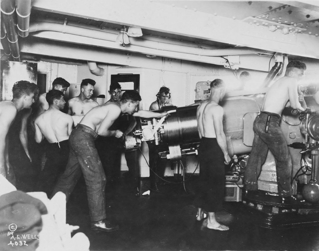 5in Casemate Gun, USS Nevada (BB-36) 