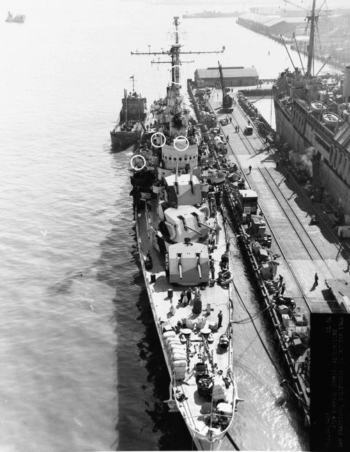 USS San Juan (CL-54), San Francisco, 14 October 1944 