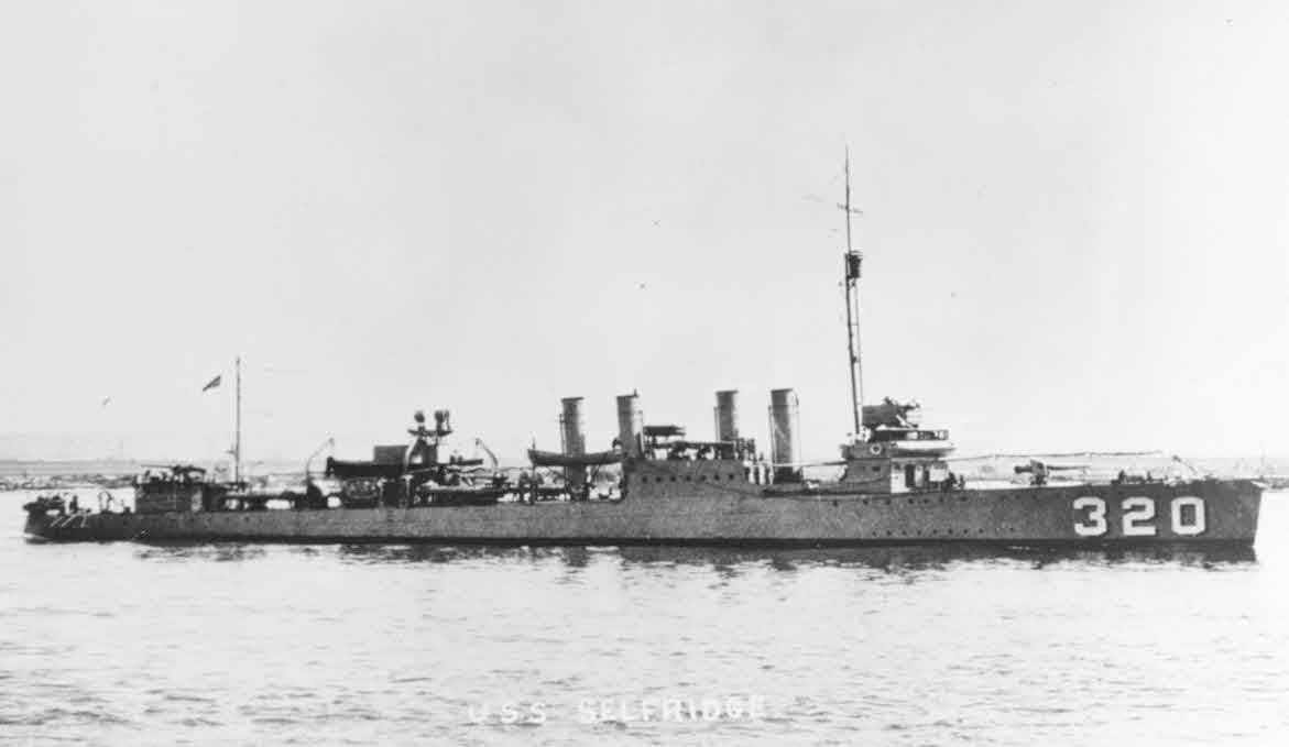 USS Selfridge (DD-320) at Sea 