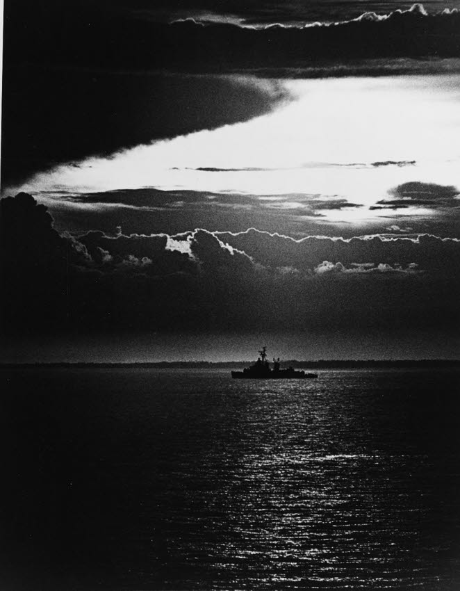 USS Taylor (DD-468) off Vietnam, 1967 