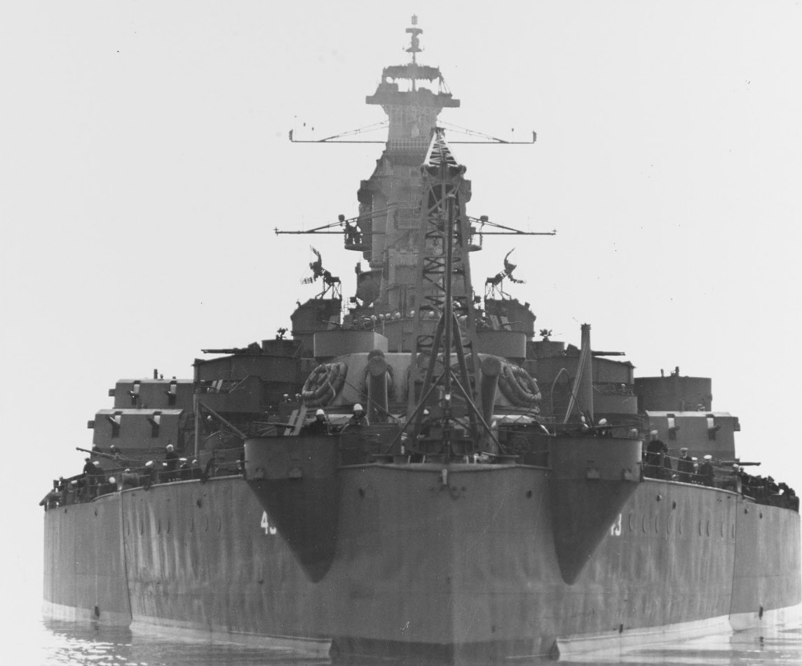 USS Tennessee (BB-43) at Puget Sound, 1943 