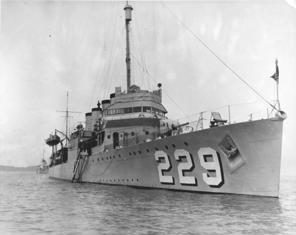 Stockless anchor of USS Truxton (DD-229)