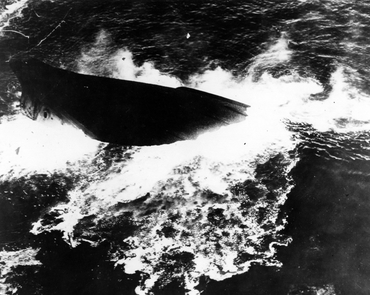 USS Virginia (BB-13) sunk as bombing target, 1923 