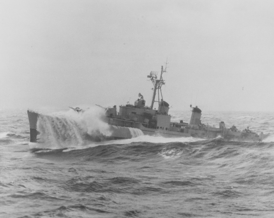 USS Ault (DD-699), Atlantic, September 1953 