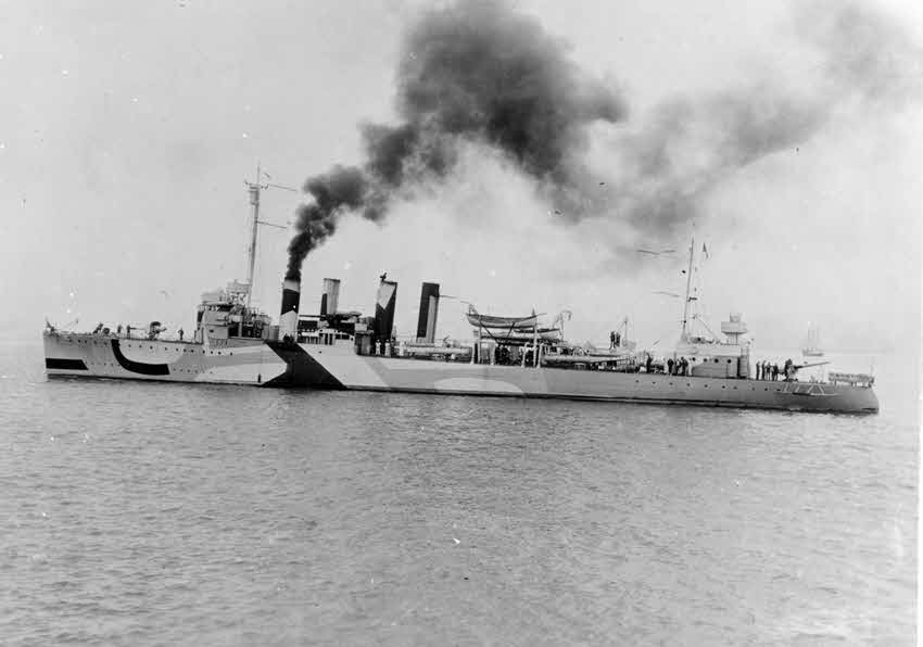USS Ward (DD-139) at Mare Island, September 1918 