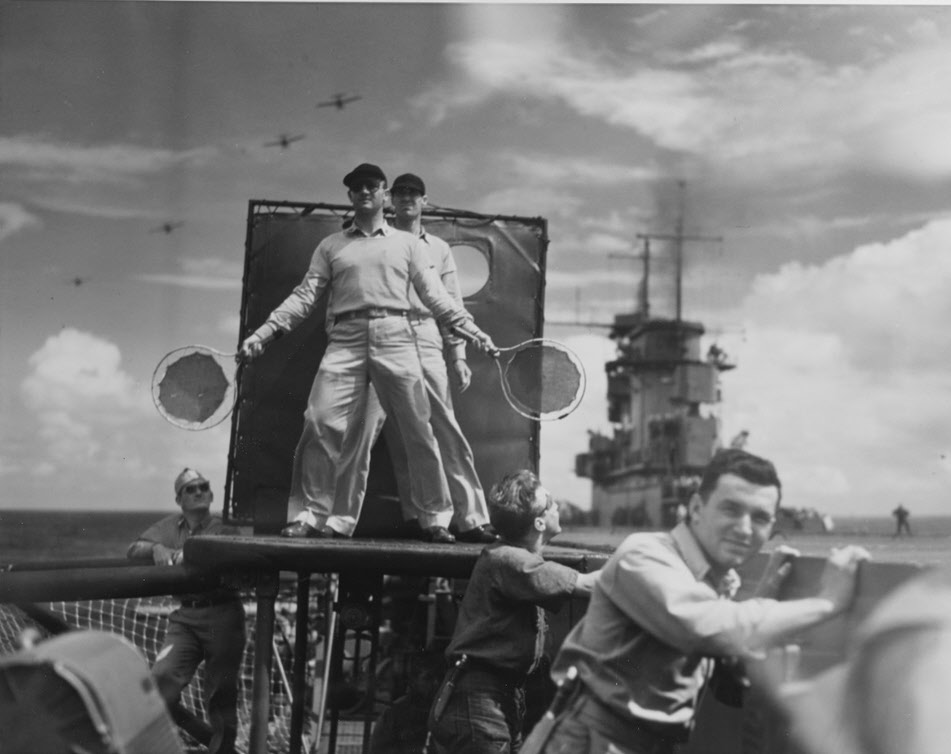 Landing Signal Officer, USS Wasp (CV-7), 1941-42 