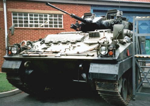 Photograph of a Warrior Infantry Fighting Vehicle