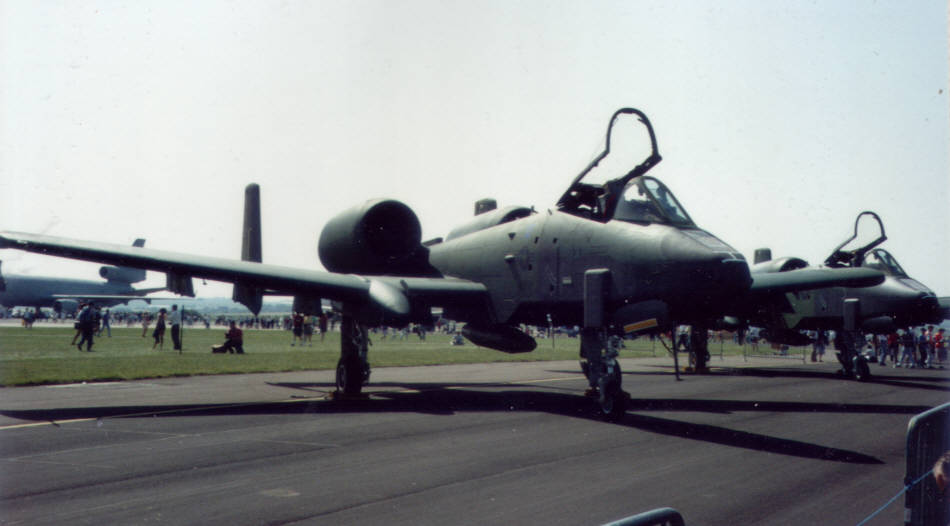 Fairchild A-10 Thunderbolt II Front View