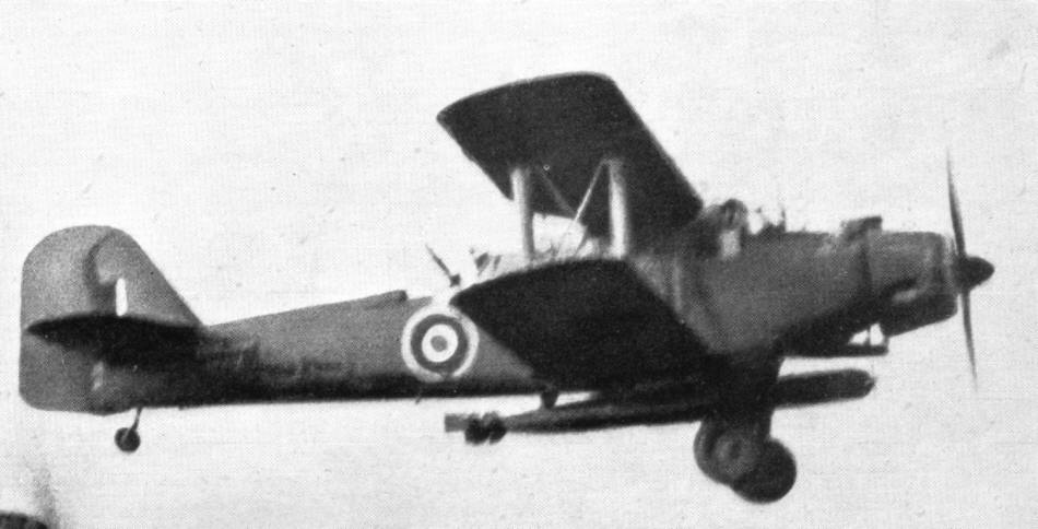 Fairey Albacore in flight
