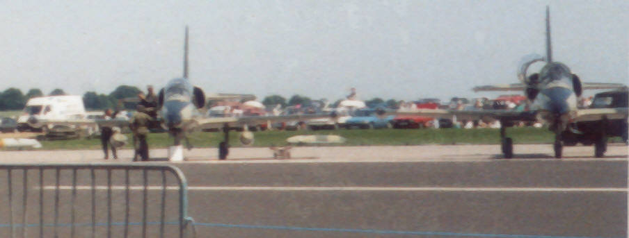 Two Aero L-39 Albatros jet trainers