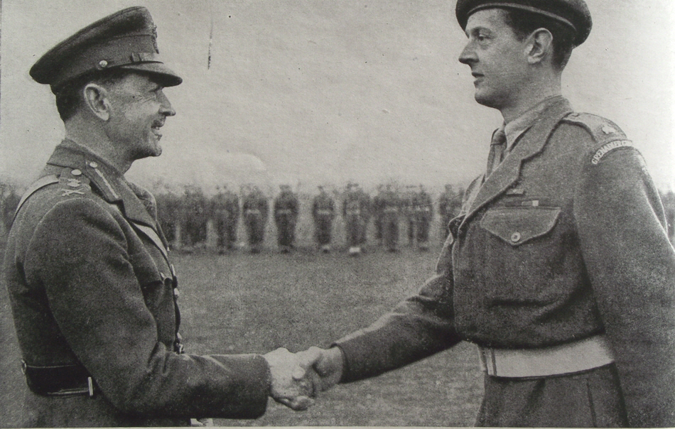 Major William Philip Sydney receives his Victoria Cross 