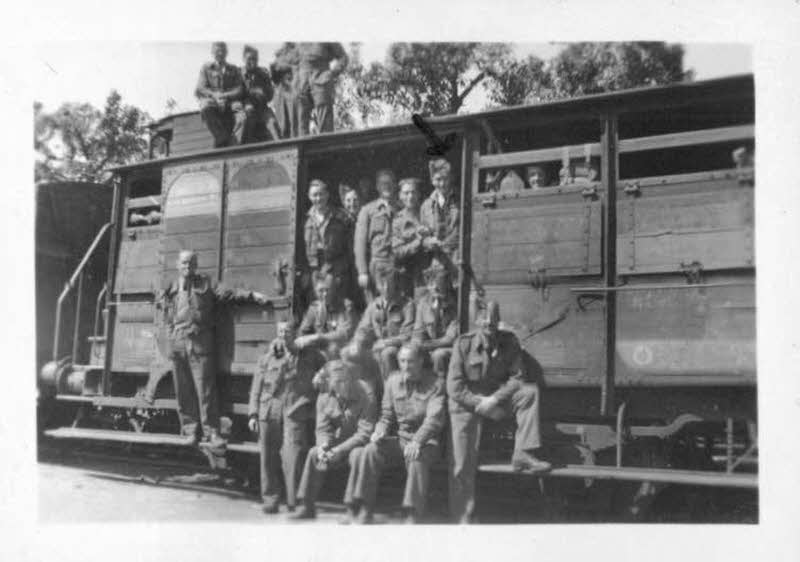 Train from Algiers to Oran, 1944 