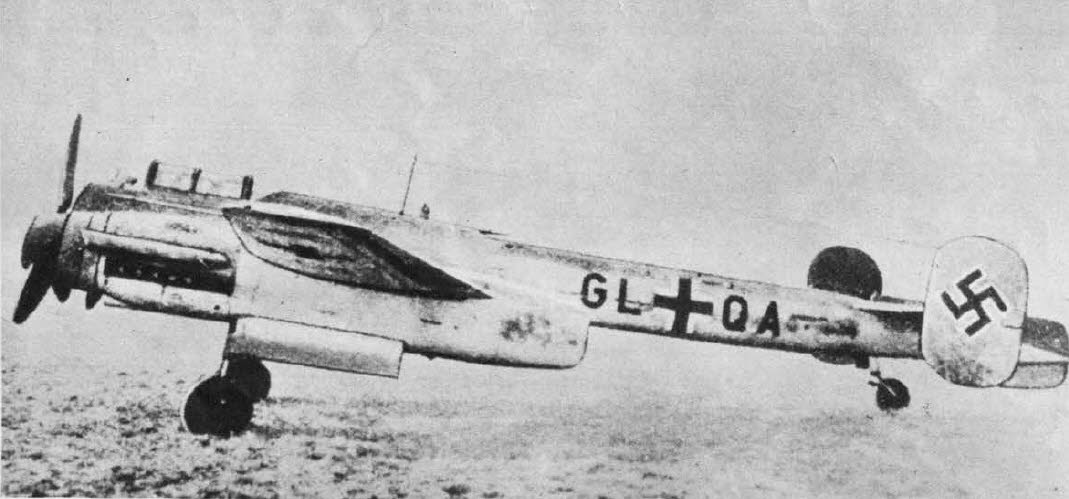 Arado Ar 240 from the left 