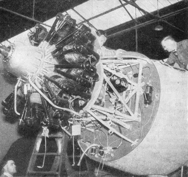 Armstrong Siddeley Tiger radial engine 