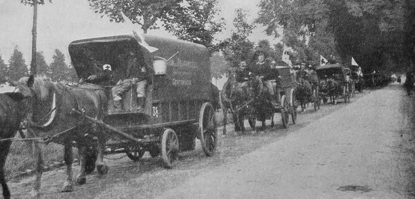 Belgian Ambulance Convoy, 1914 