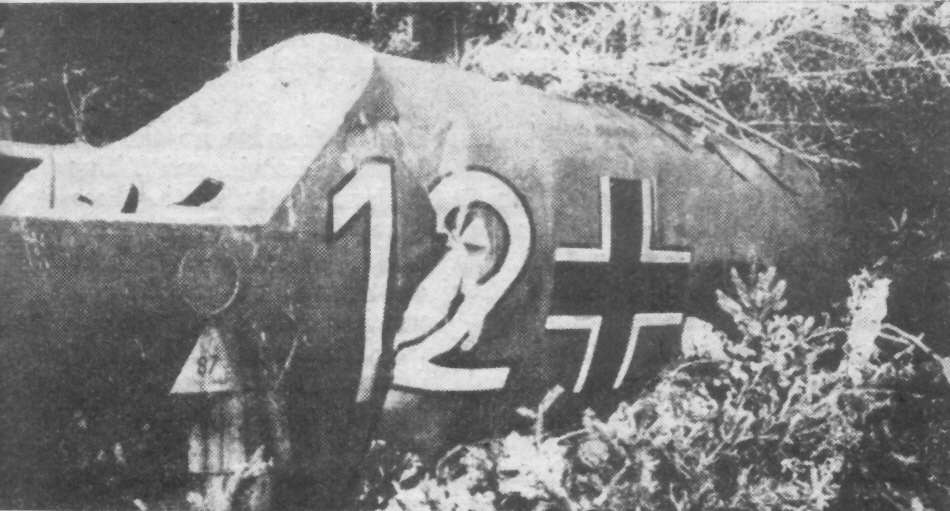 Remains of a Bf 109