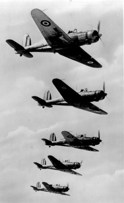 Flight of Blackburn Rocs 
