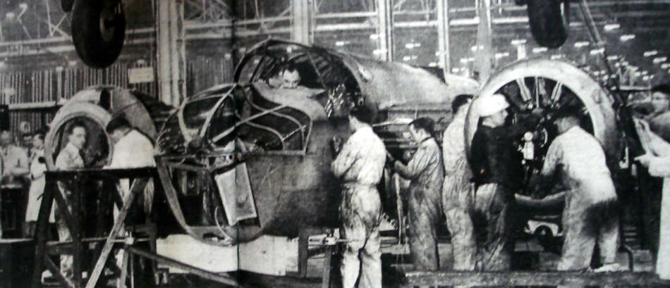 Bristol Blenheim IV under Construction