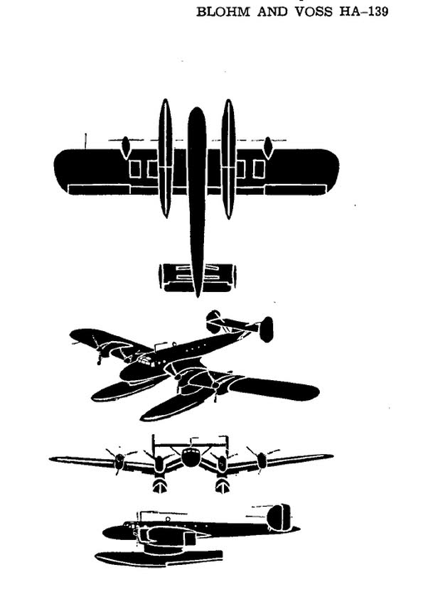 Blohm und Voss BV 139 Plans 