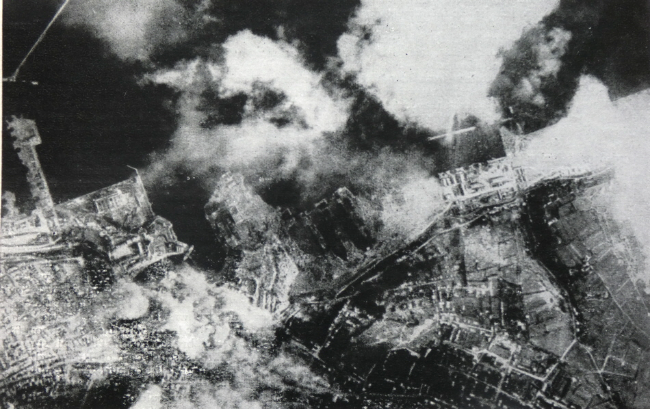 Bomb Damage at Brest, 3 September 1944 