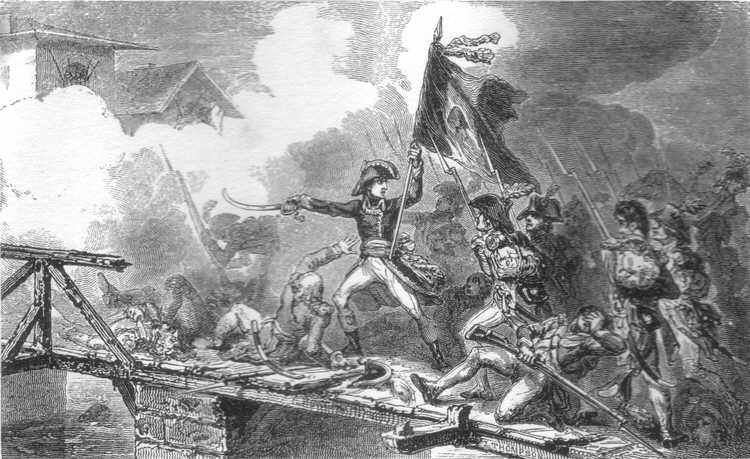 Napoleon at the Bridge of Arcola, 15 November 1796