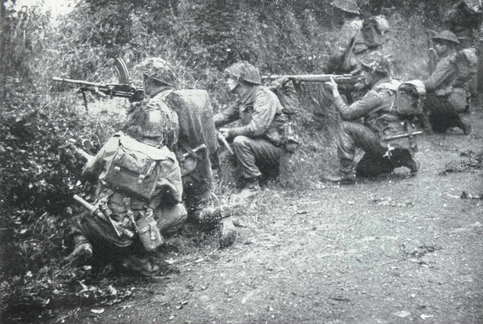 British troops at Tilly-sur-Seulles, late June 1944 