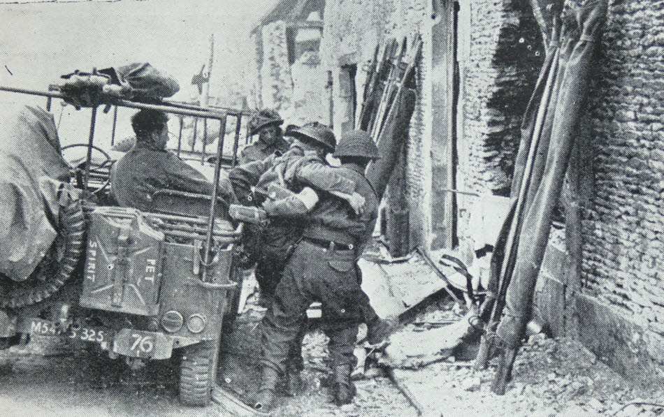 British Wounded Near Caen 