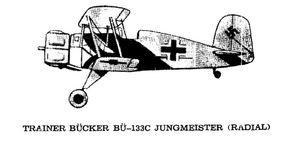 Bucker Bu 133C Jungmeister - radial engine 