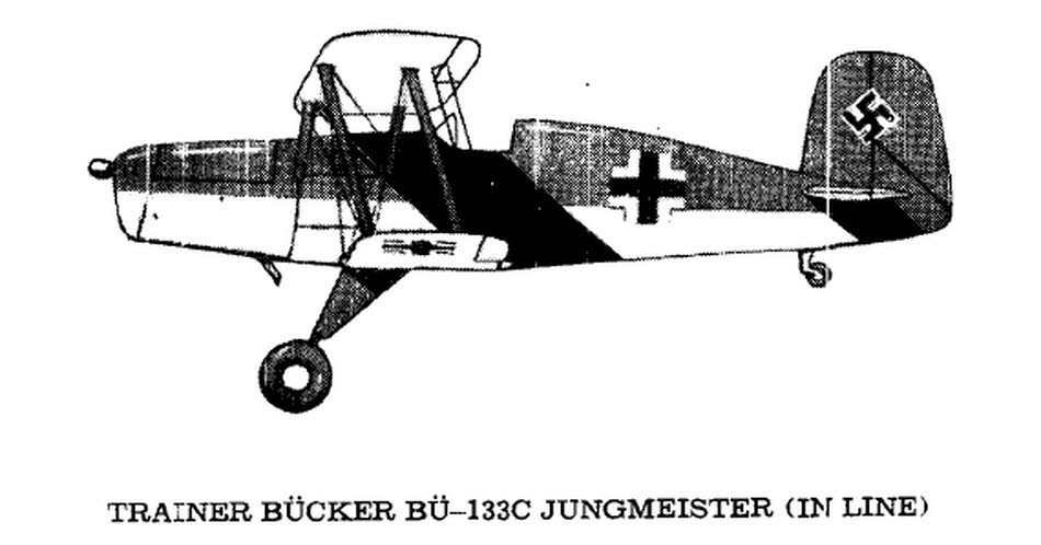 Bucker Bu 133C Jungmeister - inline engine 