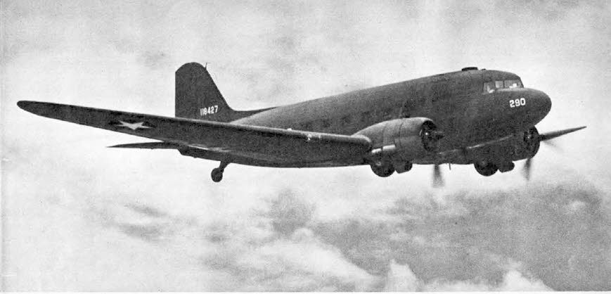 Douglas C-47 from front-right 