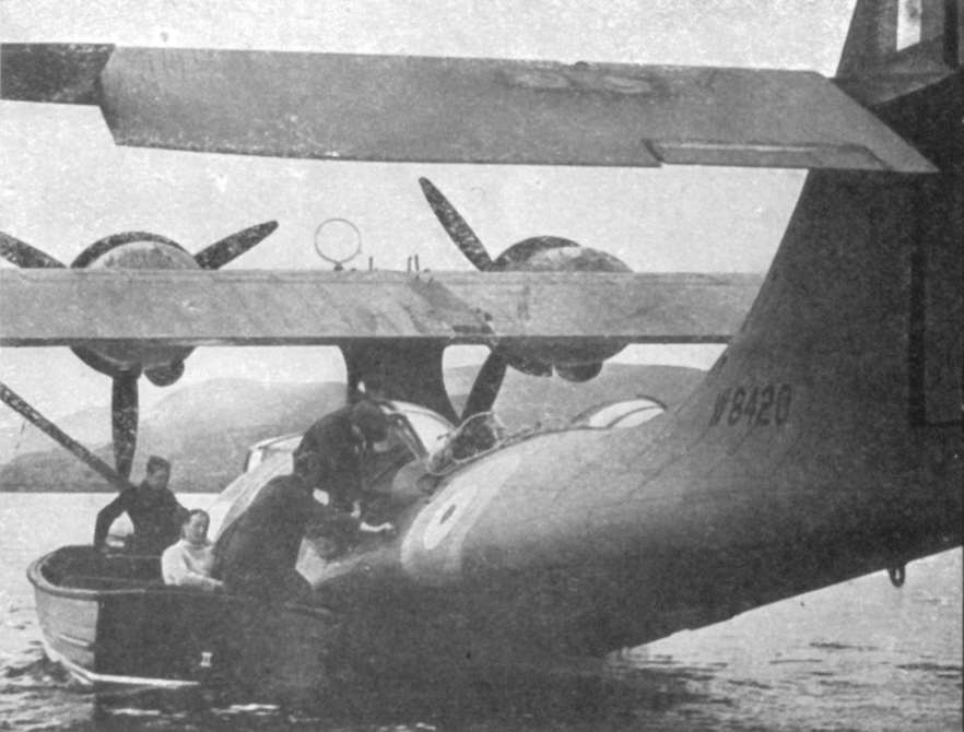 Consolidated Catalina being boarded