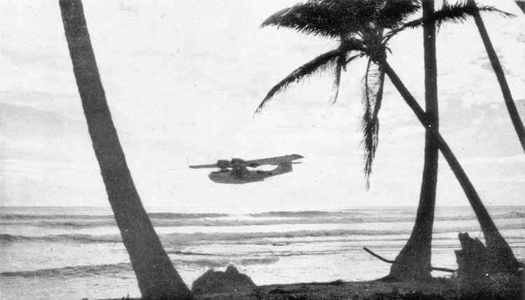 Consolidated Catalina landing at Sri Lanka