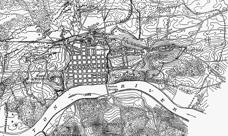 The Defences of Knoxville, November 1863