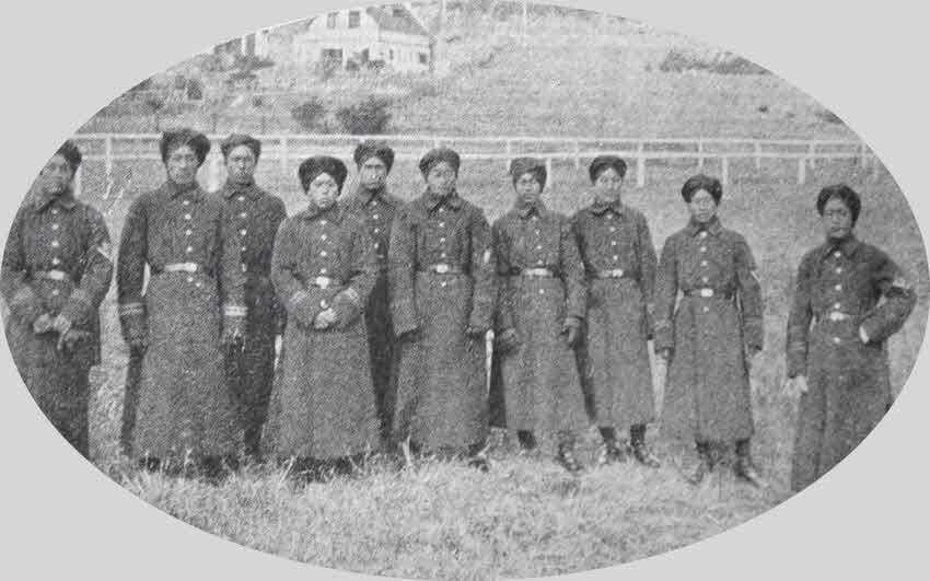 Chinese Police at Tsingtao, c.1914 