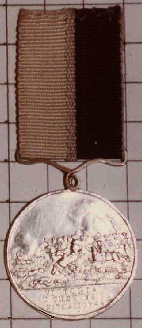 Reverse of medal celebrating Prussian victory at Chotusitz, 17 May 1742