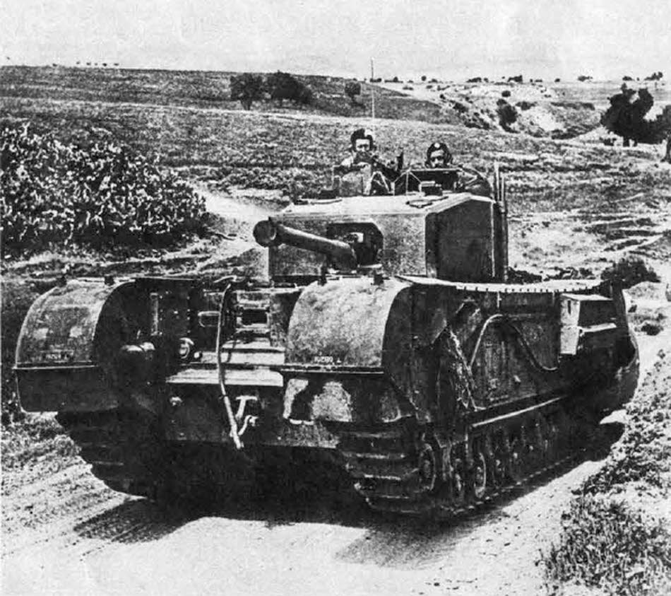 Front view of Churchill Mk.III 
