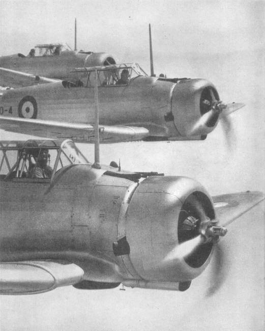 Flight of Commonwealth Wirraway 