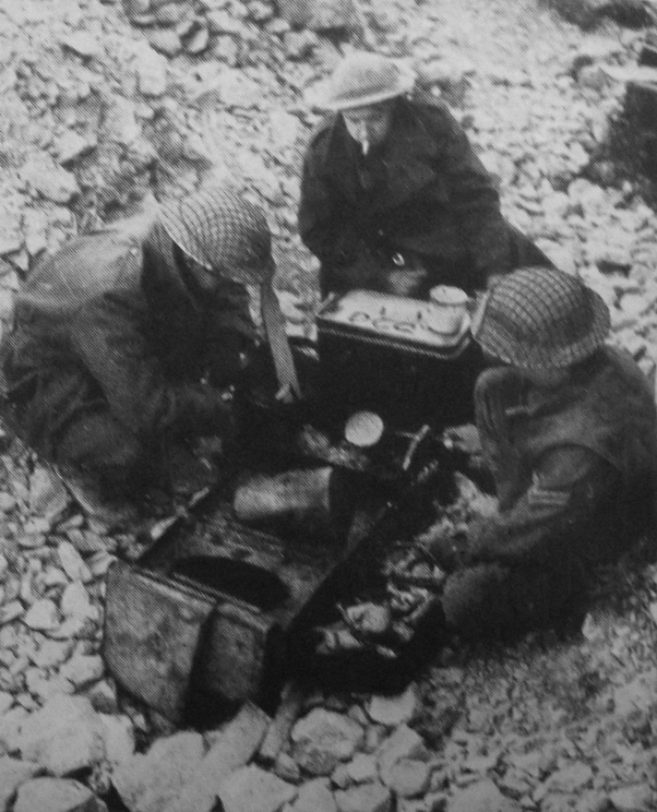 Cooking Pancakes, Cassino Front, 1944 