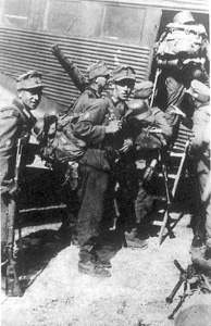 German mountain troops during the invasion of Crete