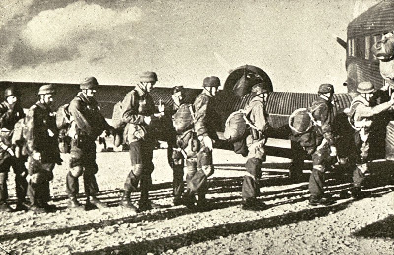 German Paratroopers during the invasion of Crete