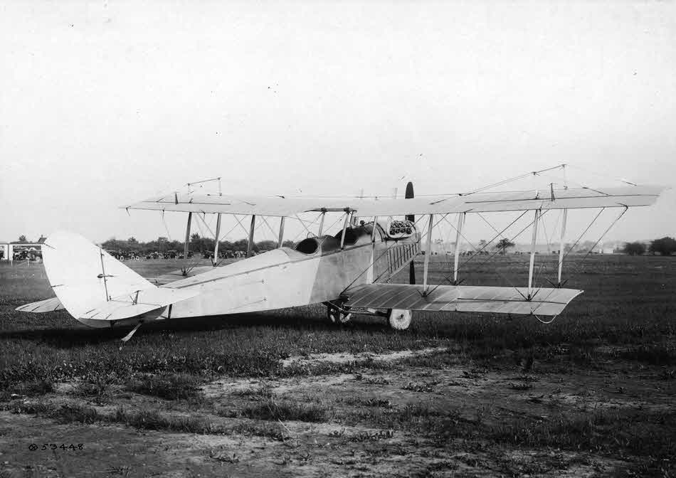 Prototype Curtiss JN-4D from the right 
