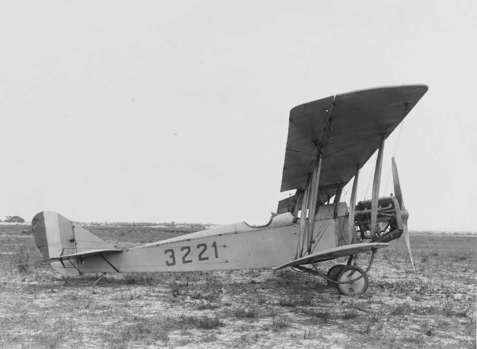 Curtiss JN-4H A3221 from the right 