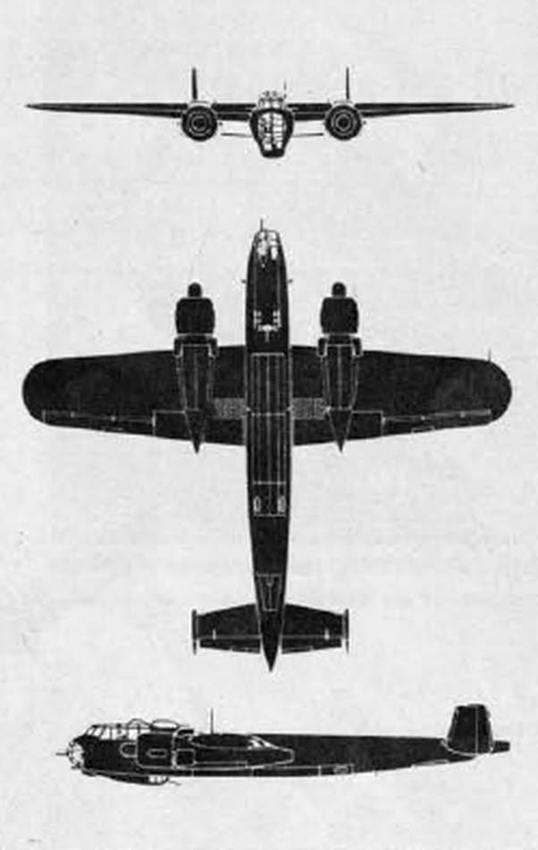 Plans of Dornier Do 217E 