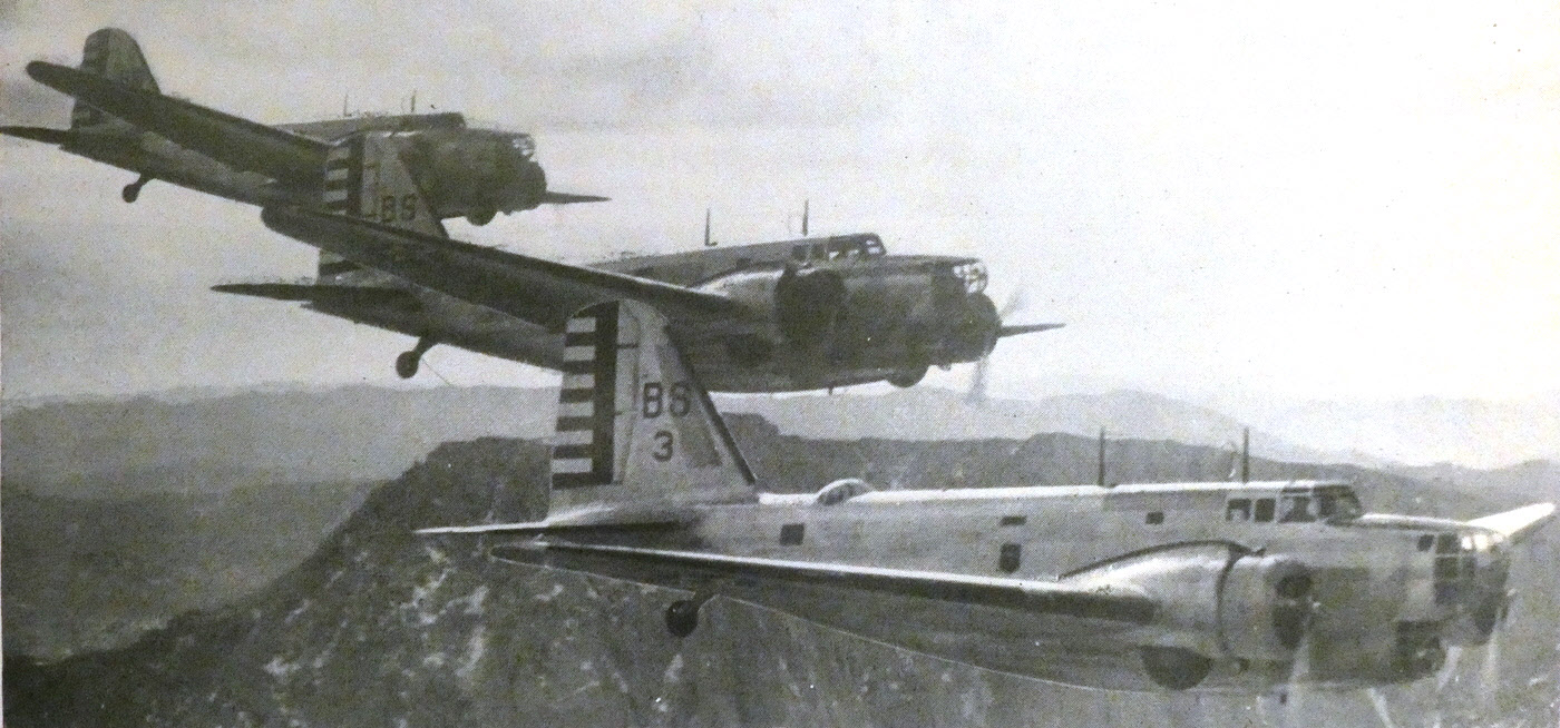 Douglas B-18A in Flight 