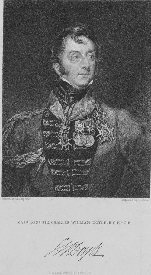 Engraving of General Charles Doyle, 1770-1842 